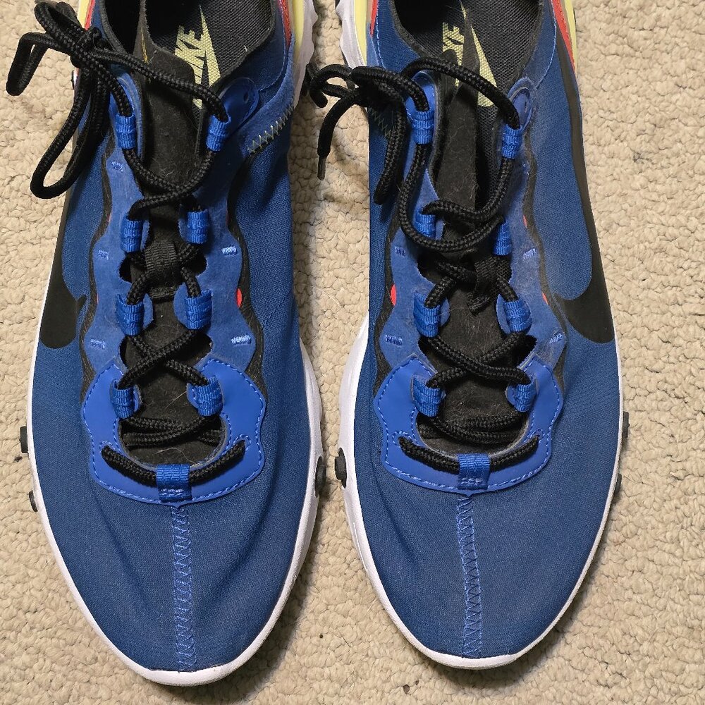 Men's blue Nike react training shoes size 10